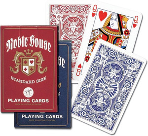 Piatnik Noble House Standard Playing Cards 55, assorted colours