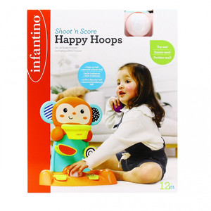 Infantino Shoot 'N Score Happy Hoops Monkey 12m+