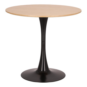 Table Simplet Skinny 80 cm, oak/black