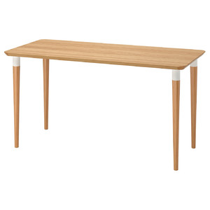 ANFALLARE / HILVER Desk, bamboo, 140x65 cm