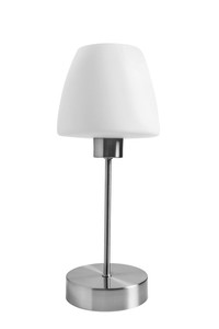 GoodHome Table Lamp Kluan E14, brushed chrome