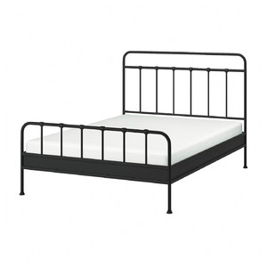 STJÄRNÖ Bed frame, anthracite, 160x200 cm