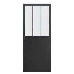 GoodHome Industrial Sliding Internal Door 80, black