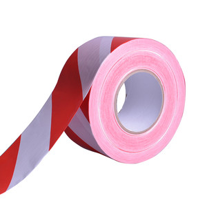 Diall Hazard Caution Safety Tape 75 mm x 500 m, red-white
