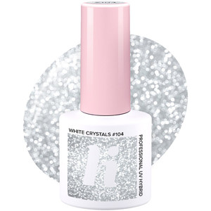 Hi Hybrid Nail Polish - No.104 White Crystals 5ml