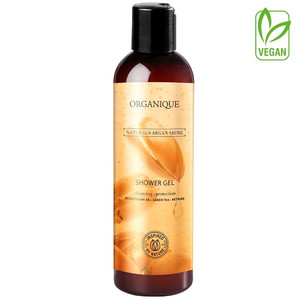 ORGANIQUE Shower Gel for Dry Skin Argan Shine Vegan 250ml