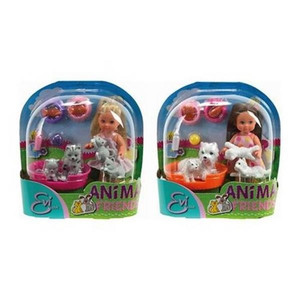 Simba Evi Love Doll 12cm with Animals, 1pc, assorted models, 3+