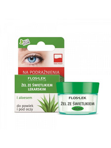 Floslek Eye Care Eyelid Gel with Eyebright and Aloe Vera 10g