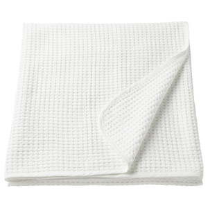 VÅRELD Bedspread, white, 230x250 cm