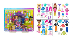 Polly Pocket Sparkle Cove Adventure Fashion Pack Playset HKW10, 1 set, assorted, 4+