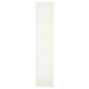 BERGSBO Door, white, 50x229 cm