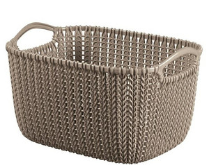 Curver Storage Basket S 8l, brown-grey