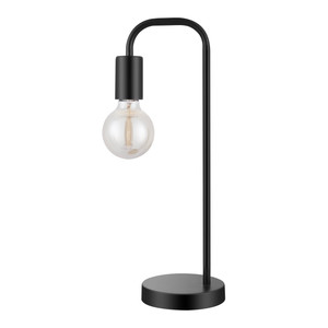 Table Lamp Ghlin E27, matt black