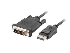 Lanberg Cable DisplayPort - DVI -D M/M 1m, black
