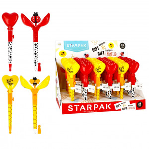 Starpak Gift Ballpen Bee/Ladybird 24pcs