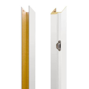 Adjustable Door Frame Jamb 80-95 mm, right, for non-rebated door, white