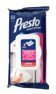 Harper Presto Universal Cleaning Wipes 55pcs