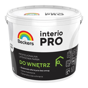 Beckers Interio Pro Latex Paint for Indoor Use White 5 l