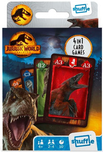 Cartamundi Jurassic World 4in1 Card Games 4+