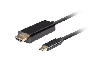 Lanberg Cable USB-C - HDMI 4K 60Hz 3m, black