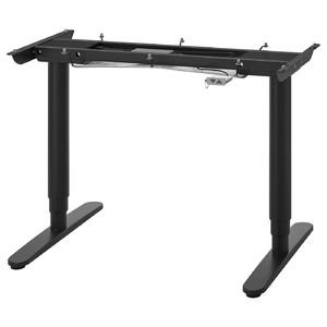 BEKANT Underframe sit/stand f table tp, el