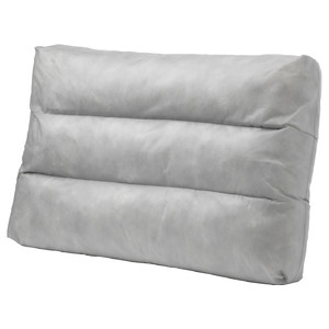 DUVHOLMEN Inner cushion for back cushion, outdoor grey, 62x44 cm