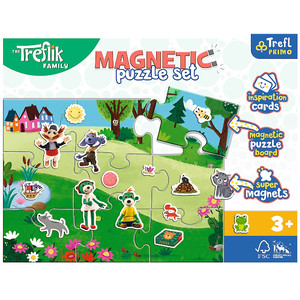 Trefl Primo Magnetic Children's Puzzle Set 9pcs Treflik Family 3+
