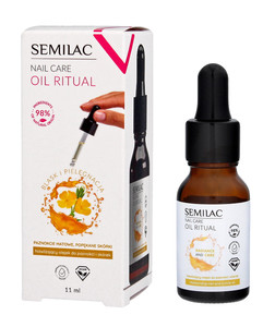 SEMILAC Nail Care Oil Ritual Radiance & Care 98% Natural Vegan 11ml