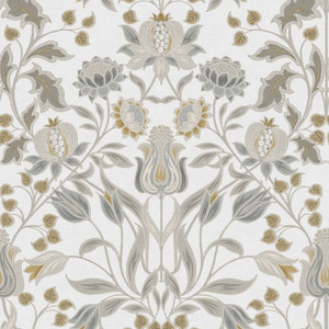 GoodHome Fleece Wallpaper Acuama, grey/yellow