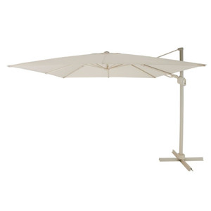 Garden Parasol Umbrella GoodHome Menorca 300 x 300 cm, beige