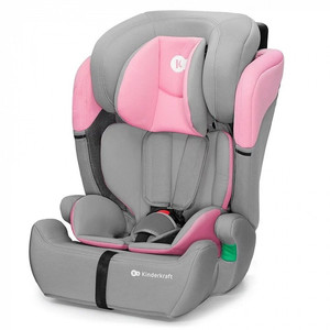 Kinderkraft Car Seat COMFORT UP i-Size 9-336kg/15m-12y, grey-pink