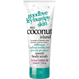 TREACLEMOON My Coconut Island Ocean Smooth Body Scrub Cream Vegan 100% Natural Cruelty Free 225ml
