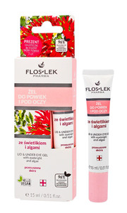 Floslek Lid & Under Eye Gel with Eyebright & Algae 15ml