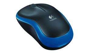 Logitech Wireless Optical Mouse M185 Nano 910-002239, blue/black