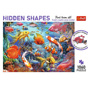 Trefl Jigsaw Puzzle Hidden Shapes Underwater Life 1060pcs 12+