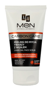 AA Men Carbon Care Charcoal Face Scrub 150ml