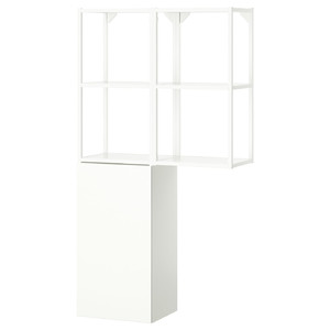 ENHET Storage combination, white, 80x32x150 cm
