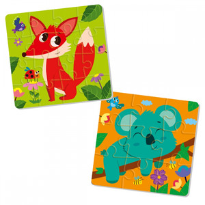 Foam Baby Puzzle 9/16pcs Fox/Koala 3+