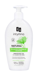 AA Moisturizing Intimate Hygiene Gel Natural 95% Vegan 300ml