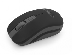 Esperanza Wireless Optical Mouse 2.4GHZ URANUS, black-grey