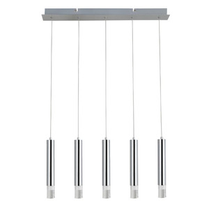 GoodHome LED Pendant Lamp Rossak 1750 lm, chrome