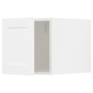 METOD Top cabinet, white Enköping/white wood effect, 40x40 cm