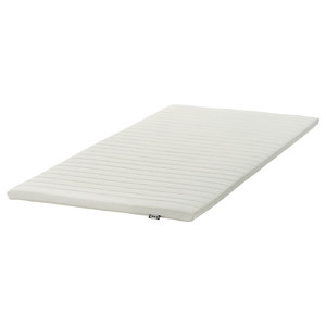 NÄSFJÄLLET Mattress pad, white, 80x200 cm