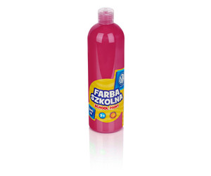 Astra School Paint Bottle 500ml, pink