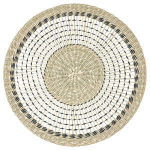 PENNFISK Place mat, natural/sedge handmade, 37 cm