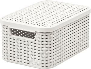 Curver Basket Box with Ld Style S, off-white