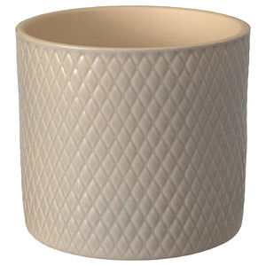 CHIAFRÖN Plant pot, indoor/outdoor light grey, 15 cm