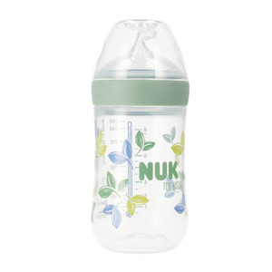 NUK For Nature Baby Bottle 260ml Size M, green