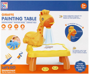 Painting Table with Projector Giraffe 3+