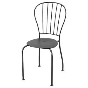 LÄCKÖ Chair, outdoor, grey